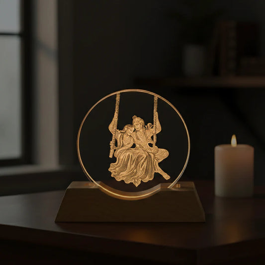 Radha Krishna Ring lamp