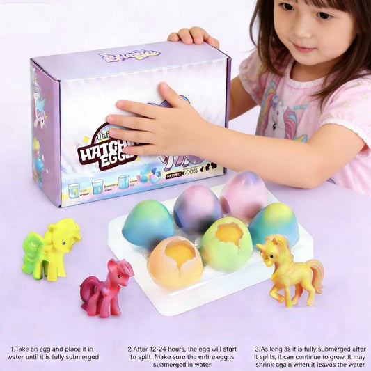 Rainbow Unicorn Surprise Eggs ( 6 Pack )